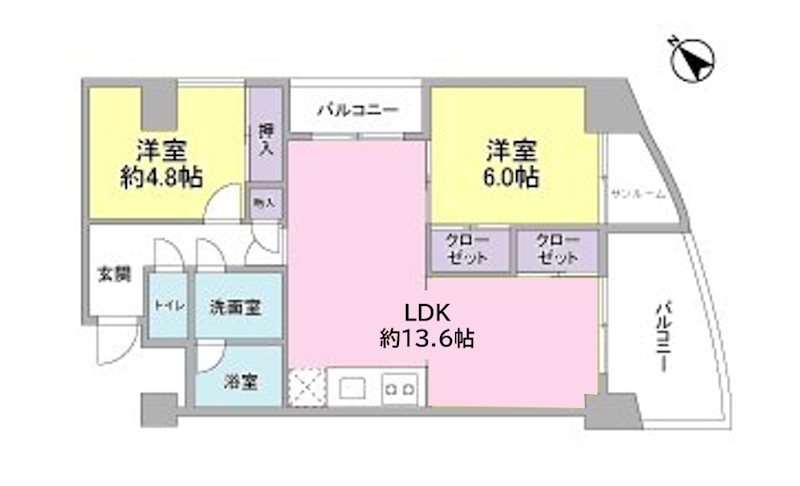 鷹匠レジデンス 間取り