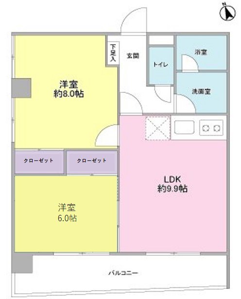鷹匠レジデンス 間取り