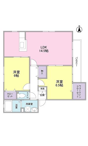 アーバンコート籠上A棟 間取り