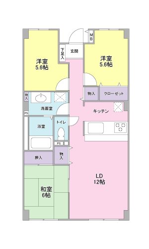静岡県静岡市葵区安東２丁目 間取り