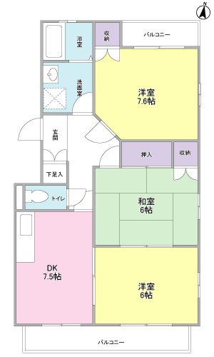 クレッセント瀬名 間取り