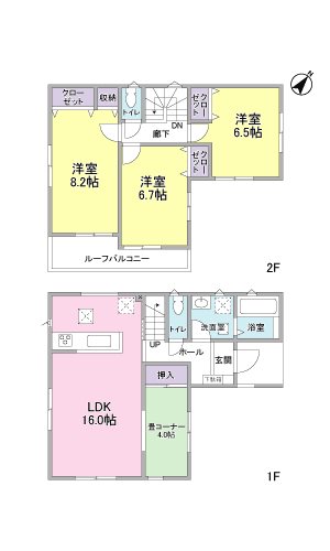 上原二丁目戸建 間取り