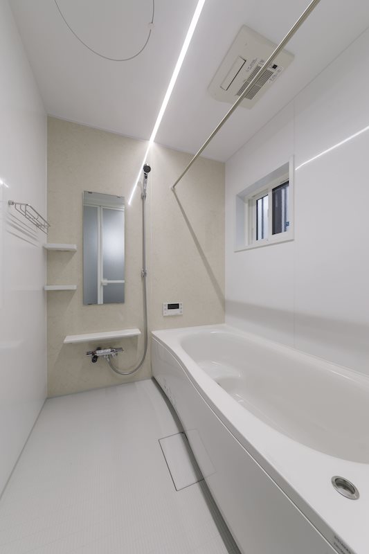 【静鉄不動産】エバースクエア登呂一丁目 7号地（分譲住宅） LED照明がおしゃれな浴室