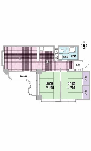 セブンスターマンション清水 間取図・土地図