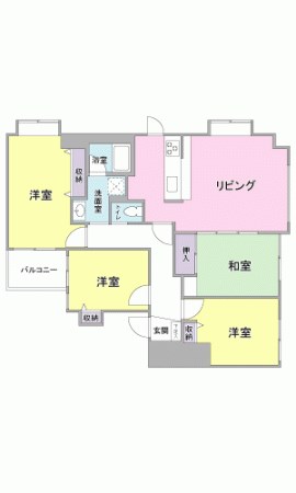 エイペック稲川 間取図・土地図