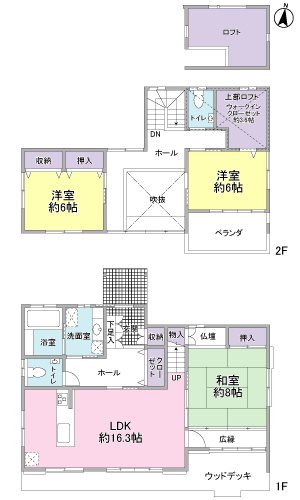 富士市松岡904番6 戸建 間取図・土地図