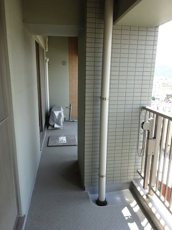 沼津大手町ハイツ 現地写真（バルコニー）