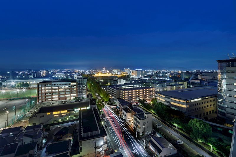 メゾン・グランツ三島幸原 バルコニーからの夜景です。