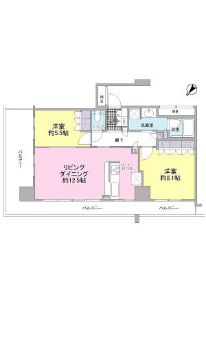 マークス・アネシスタワー草薙 間取図・土地図