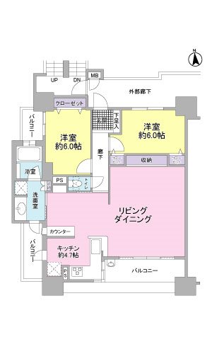 サーパス清水駅前 間取図・土地図