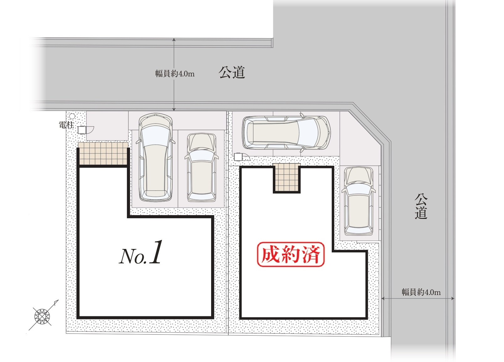 エバースクエア沓谷一丁目Ⅲ区画図