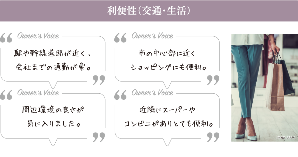 利便性（交通・生活）